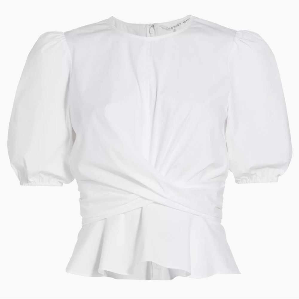 Veronica Beard Arvilla Crisscross Top